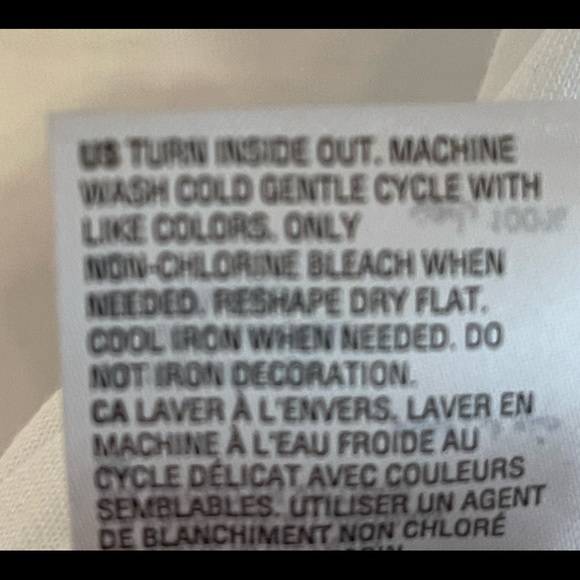 INC Women’s Rhinestone Embellished Tee White Size M NWT - Picture 7 of 8